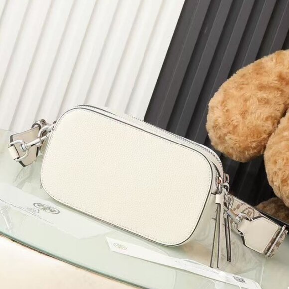 Tory Burch Cream Crossbody with Logo Strap - Picture 3 of 8